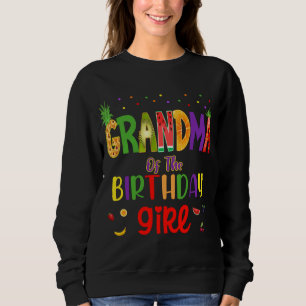 Sweatshirt Fruit Anniversaire Tropique Fête Correspondant Fam