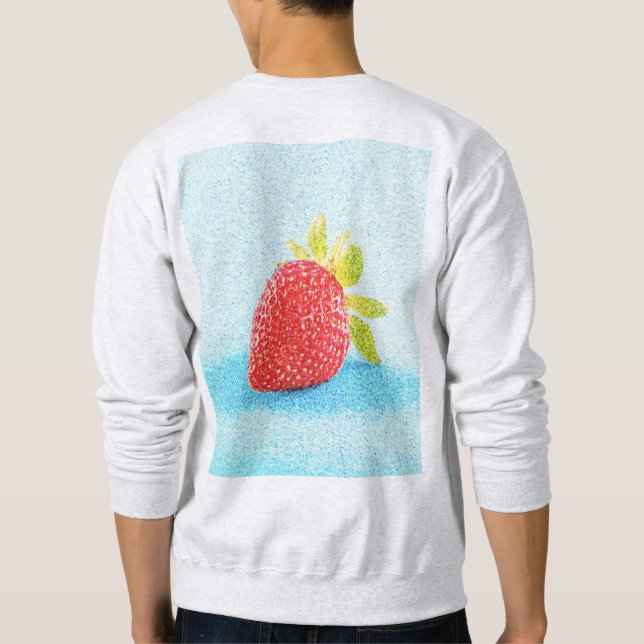 Sweatshirt "Fruit aux fraises" Belle photo. Commandez dès mai (Dos)
