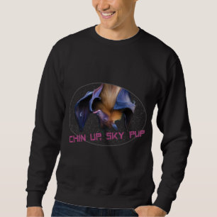 Sweatshirt Fruit Bat Sky Puppy Chin Up Encouragement Cadeau O