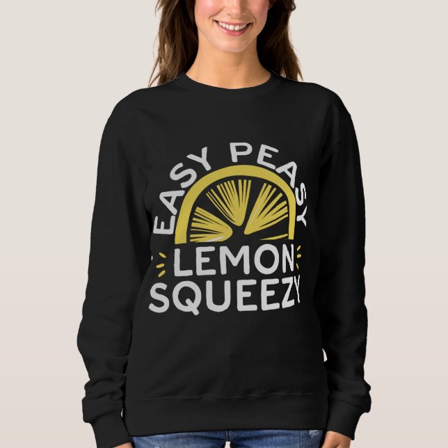 Sweatshirt Fruit de citron doux Squeezy Funny Lemonade Fruit  (Devant)