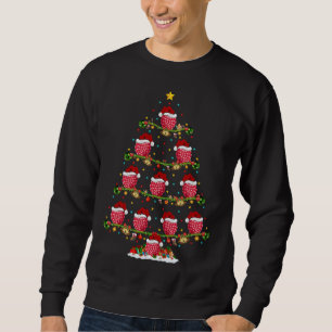 Sweatshirt Fruit framboise Lover Xmas Père Noël Crème framboi