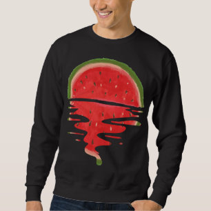 Sweatshirt Fruit tropique Watermelon Lover Vaporwave Watermel