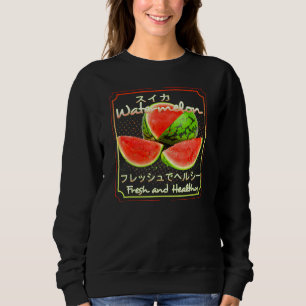 Sweatshirt Fruits Et Légumes Sains De Pastèque