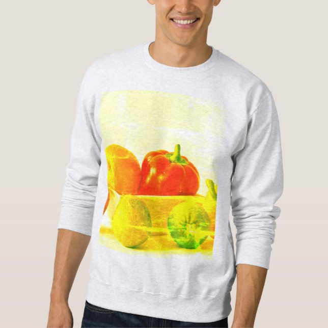 Sweatshirt "Fruits Vegetables" Belle Photo. Commandez dès mai (Devant)