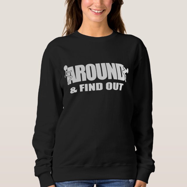 Sweatshirt Fu Ck Autour Et Découvrez (Devant)