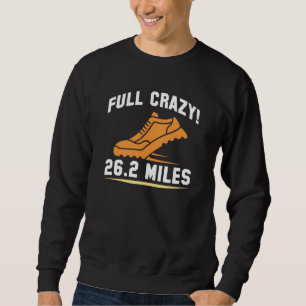 Sweatshirt Full Crazy 26,2 Miles