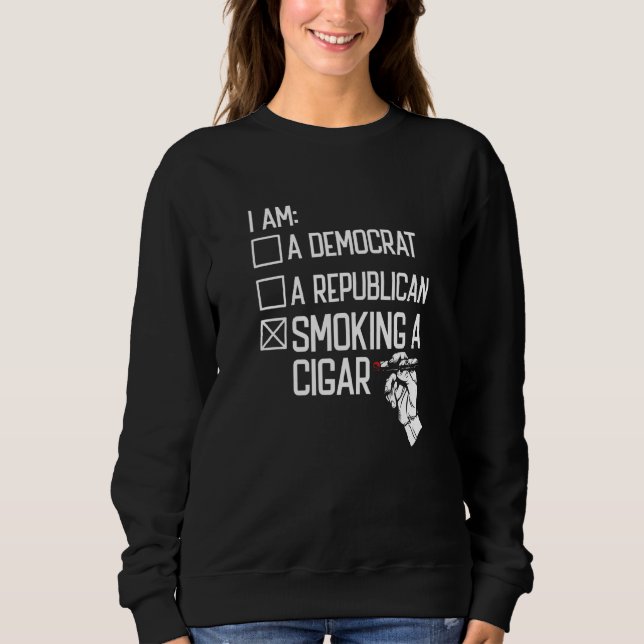 Sweatshirt Fumer Fumer Fumer Fumer Fumer Un Cigar (Devant)