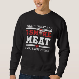 Sweatshirt Fumer Fumer Viande BBQ Fumer Gril