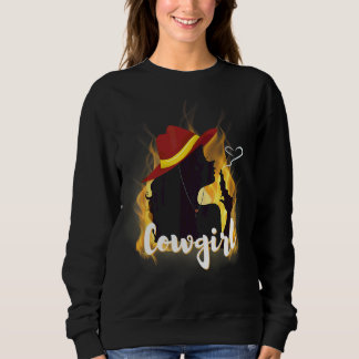 Sweatshirt Fumer Hot Cowgirl