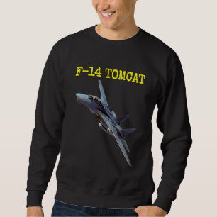 Sweatshirt Fun American Naval Aviation F 14 Tomcat En Action
