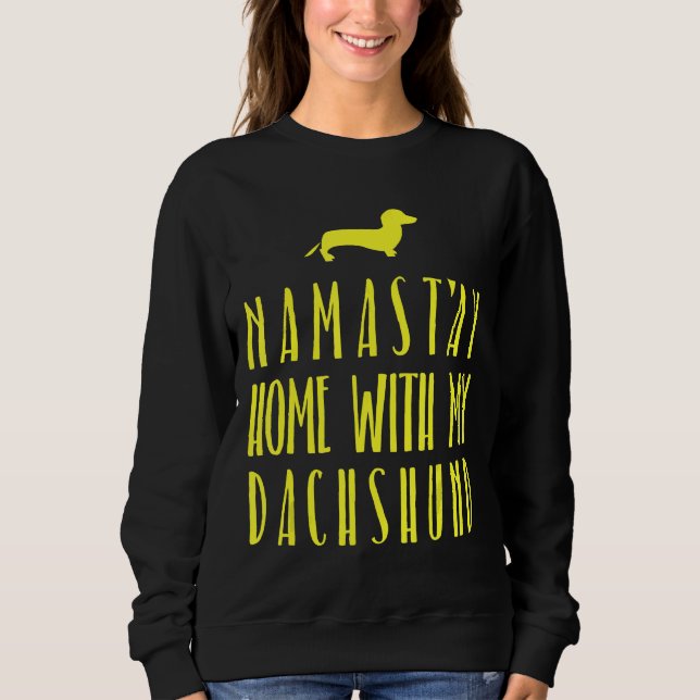 Sweatshirt Fun Dachshund Chemise Amoureux des chiens (Devant)