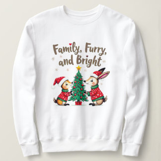 Sweatshirt Fun Family Christmas Forest Animals T-shirt