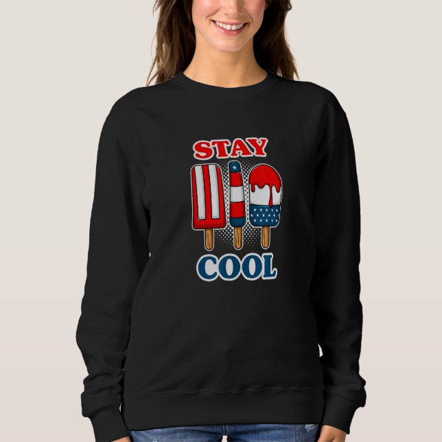 Sweatshirt Fun Fireworks Firecracker Usa Drapeau 4 juillet (Devant)
