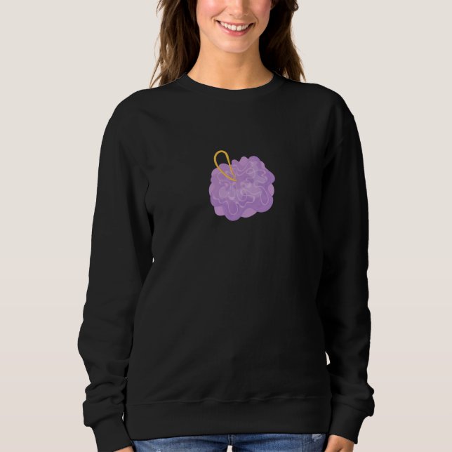 Sweatshirt Fun Loofah Apparel Purple Loofa (Devant)
