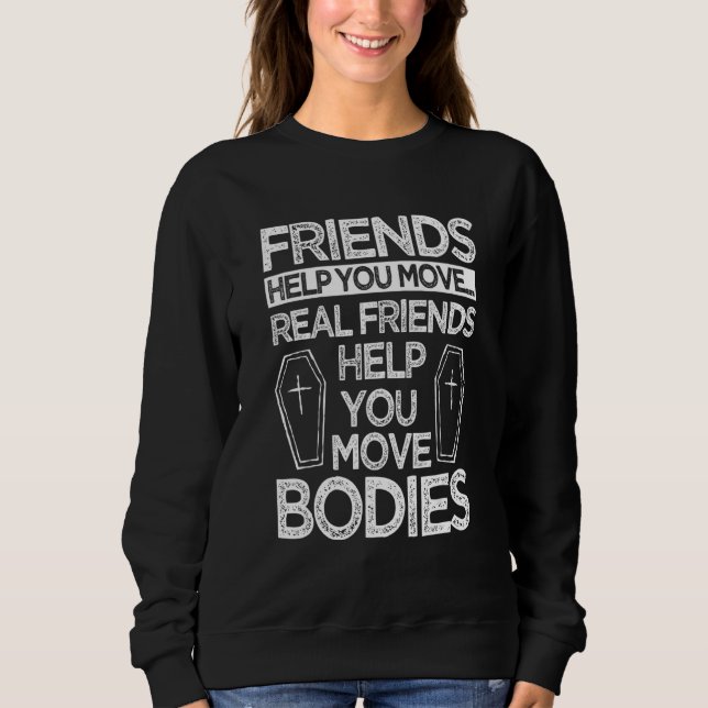 Sweatshirt Funeral Director Friends Mortician Undertaker Mort (Devant)