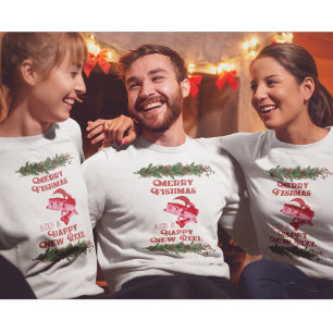 Sweatshirt Funky Christmas Bass Fishing Fishmas Party