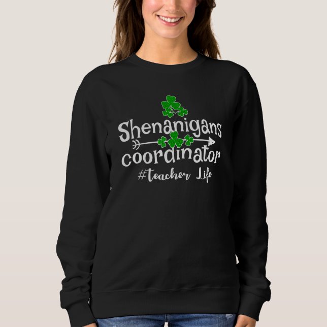 Sweatshirt Funky Clover Shenanigans Coordonnateur Vie de l'en (Devant)