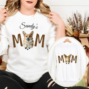 Sweatshirt Funky moderne mignon Pembroke Welsh Corgi maman ch