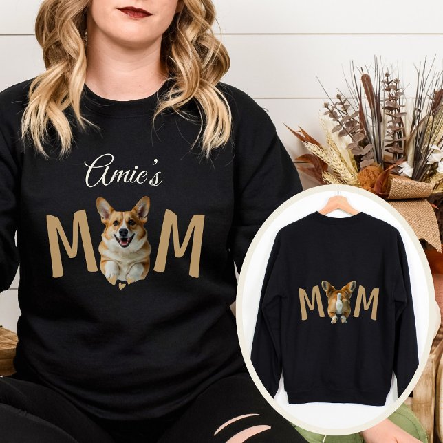 Sweatshirt Funky moderne mignon Pembroke Welsh Corgi maman ch (Créateur téléchargé)