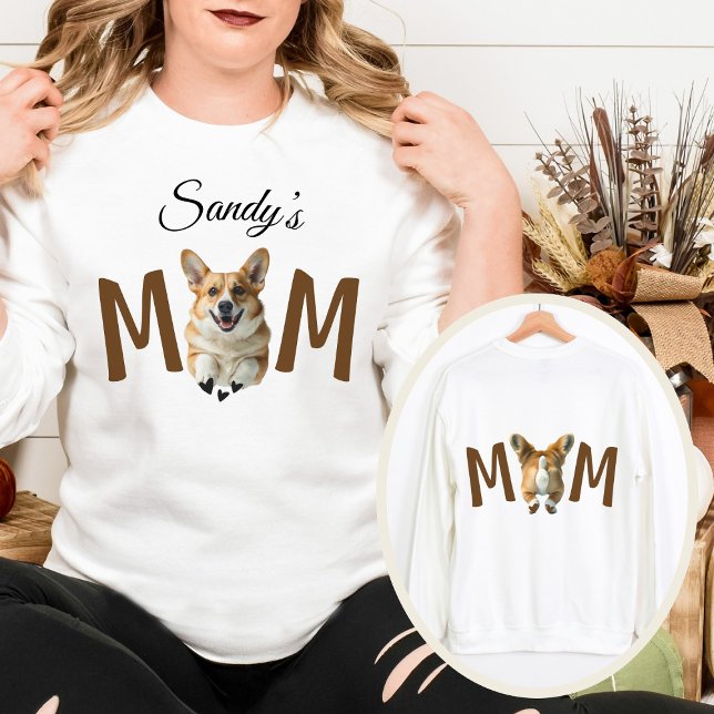 Sweatshirt Funky moderne mignon Pembroke Welsh Corgi maman ch (Créateur téléchargé)
