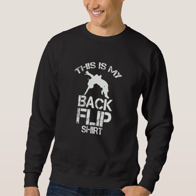 Sweatshirt Funky Parkour Obstacle Course C'Est Mon Retourneme (Devant)