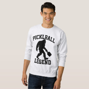 Sweatshirt Funny Bigfoot Pickleball Legend