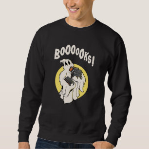 Sweatshirt Funny Bookworm Ghost Costume d'Halloween Livres