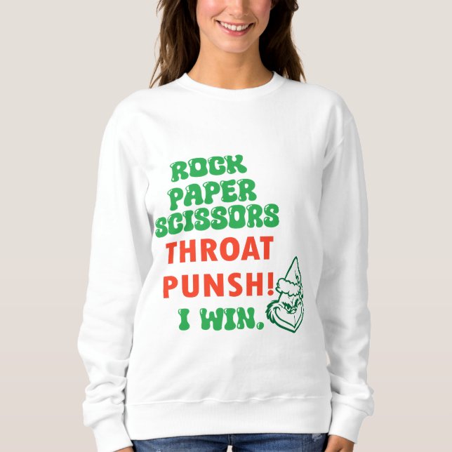 Sweatshirt Funny christmass cadeau, cool merdique christmass (Devant)
