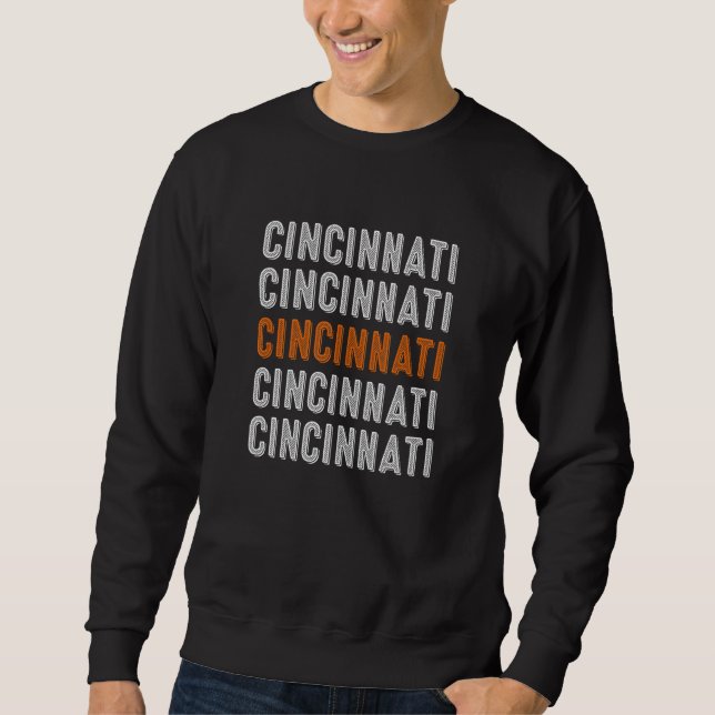 Sweatshirt Funny Cincinnati (Devant)