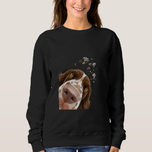 Sweatshirt Funny Curious Chien Epagneul Français