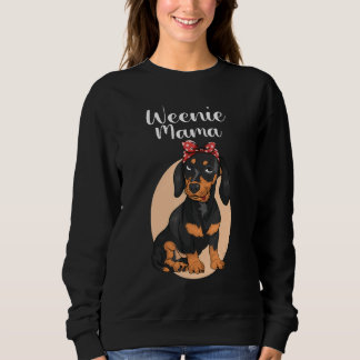 Sweatshirt Funny Dachshund Mama Weenie Mom For Dog Lover Wein