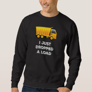 Sweatshirt Funny Dump Truck Shirt Gestion des déchets, Garçon