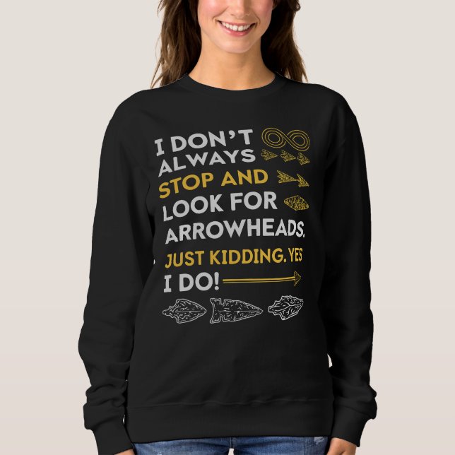 Sweatshirt Funny Geology Rock Collector (Devant)