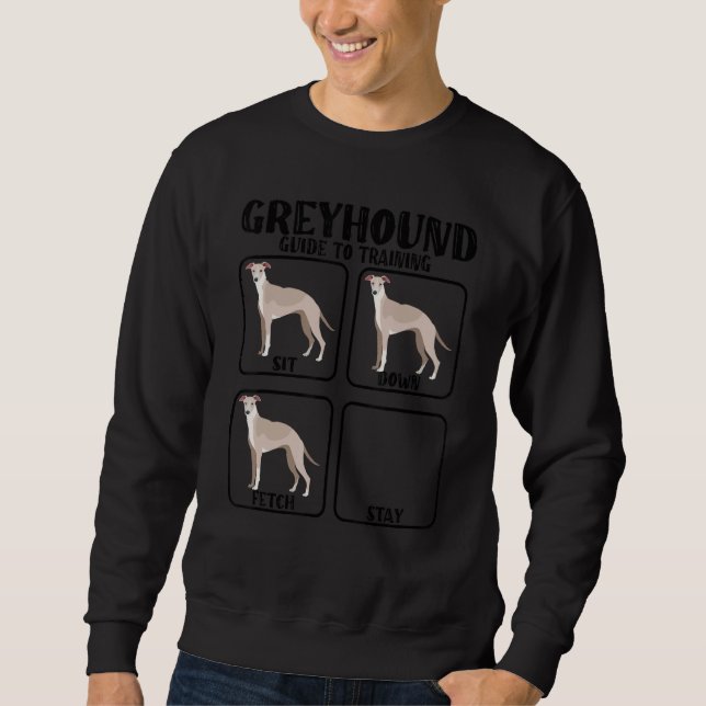 Sweatshirt Funny greyhound whippet guide d'entraînement pour  (Devant)