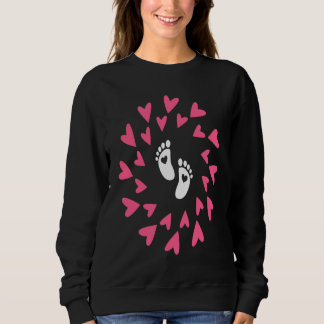 Sweatshirt Funny Hearts Pregnancy