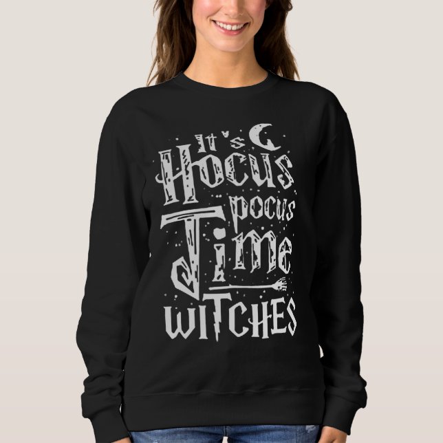 Sweatshirt Funny Hocus Pocus Halloween sorcières amusant Grap (Devant)