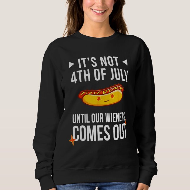 Sweatshirt Funny Hotdog 4th Of July For Friends Men Women Boy (Devant)