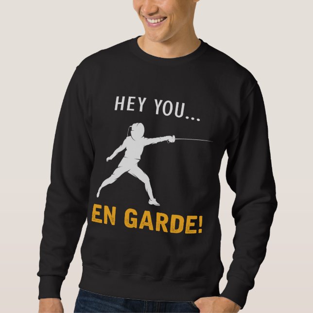 Sweatshirt Funny Humour de clôture Sport Fencer (Devant)