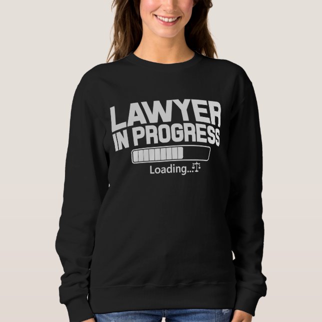 Sweatshirt Funny Law School Graduation Exam Student Lawyer Su (Devant)