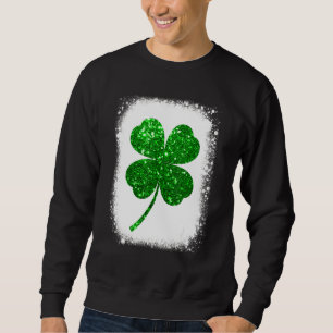 Sweatshirt Funny Lucky Green Shamrock Leaf irlandais Saint Pa