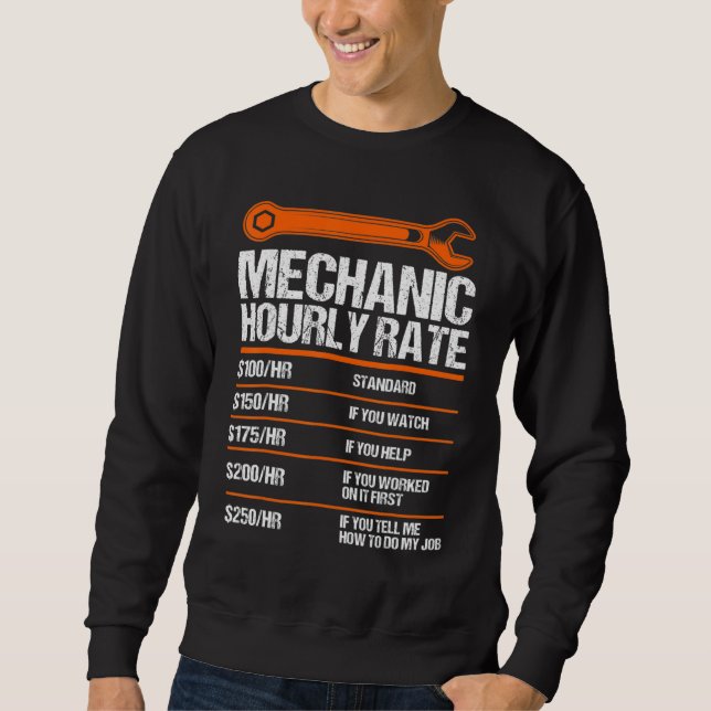 Sweatshirt Funny Mécanique Horaire Note Future Mécanique 1 (Devant)