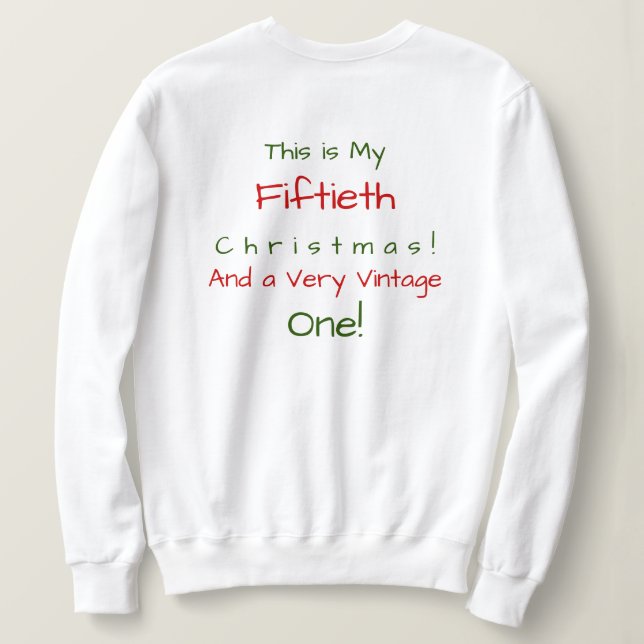 Sweatshirt Funny Merry and Bright Christmas Birthday (Design dos)
