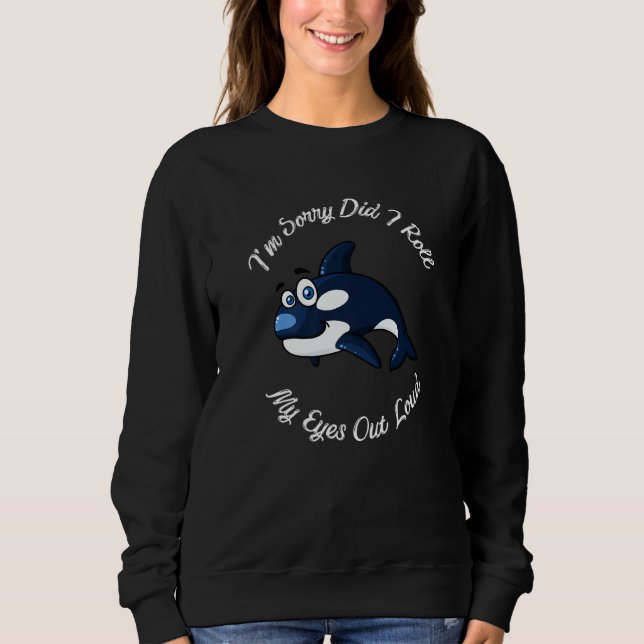 Sweatshirt Funny Orca (Devant)