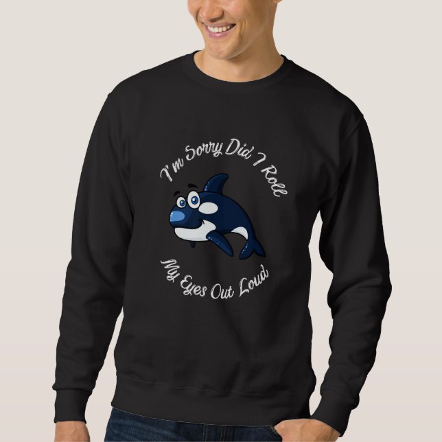 Sweatshirt Funny Orca (Devant)