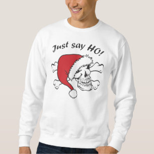 Sweatshirt Funny Père Noël Skull