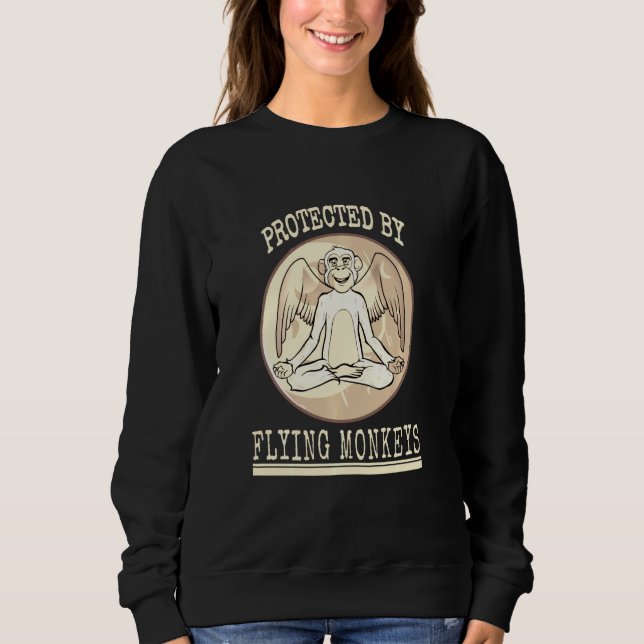 Sweatshirt Funny Protected Wizard Wicked Witch Obtenez Mon Vo (Devant)