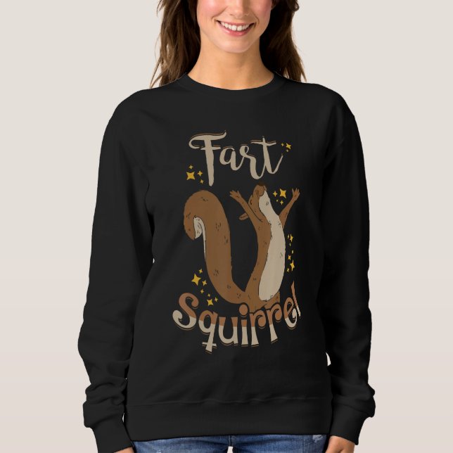 Sweatshirt Funny Skunk Fart Squirrel (Devant)