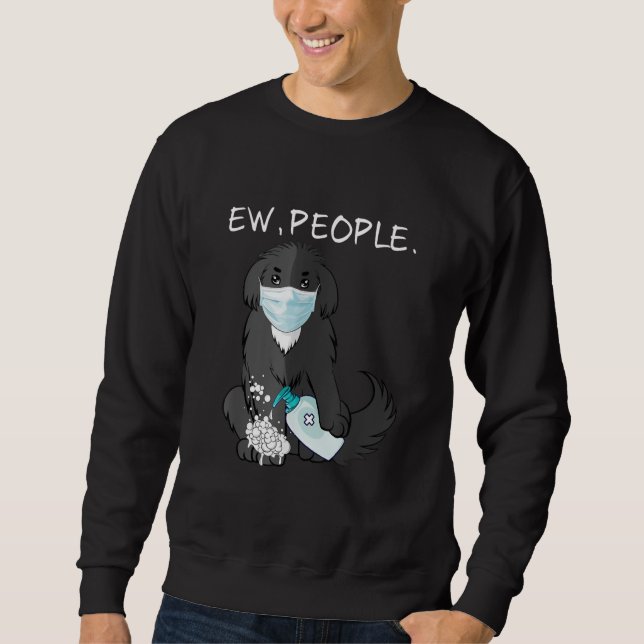 Sweatshirt Funny Terre-Neuve Amoureux des chiens des nouvelle (Devant)