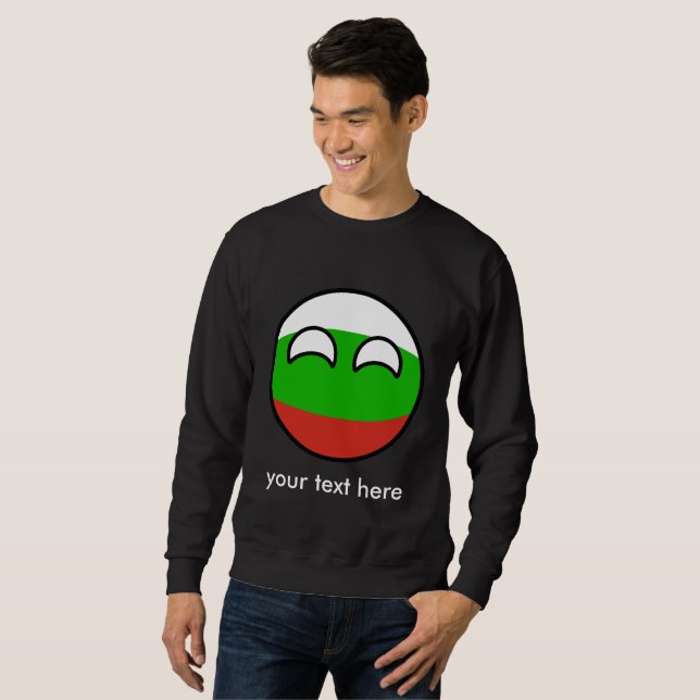 Sweatshirt Funny Trending Geeky Bulgarie Camptryball (Devant entier)