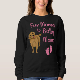 Sweatshirt Fur Mama À Baby Mama Avec Un Illu De Retriever D'O